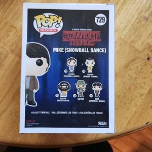 Funko pop mike snowball dance stranger things.